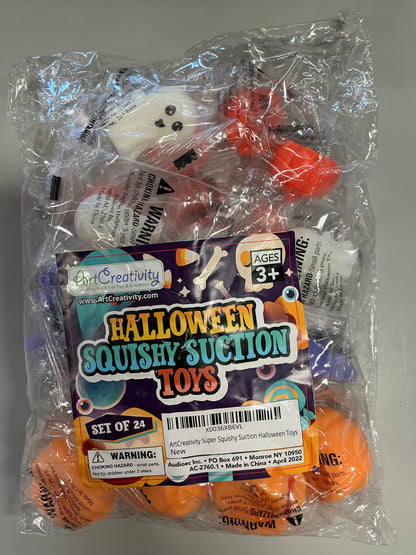 Super Squishy Halloween Toys, Set of 24