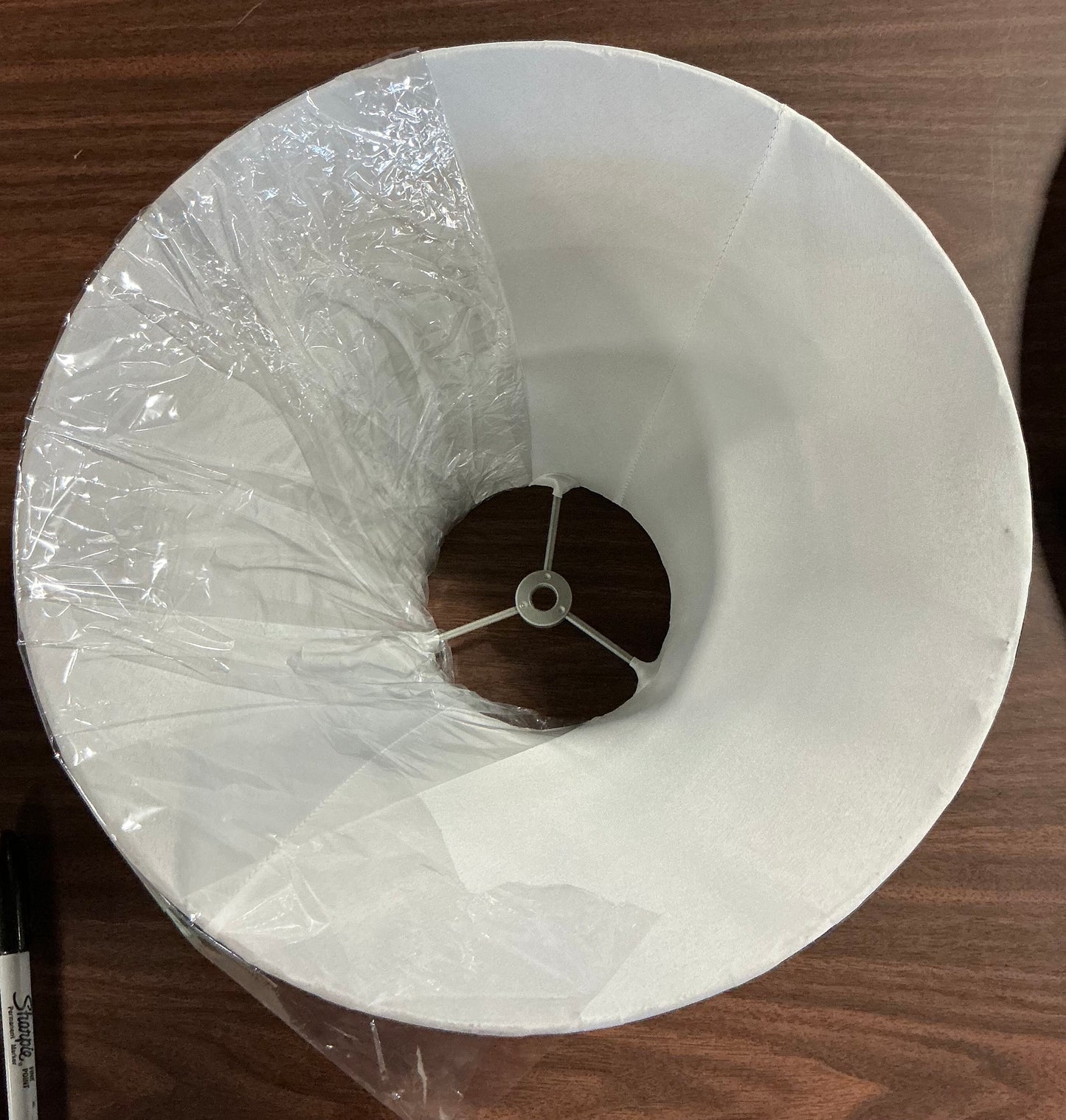 Pinch Pleat - Dark Grey - Lamp Shade - No Dimensions Available - Out of Box - FOR PICKUP ONLY- AS IS
