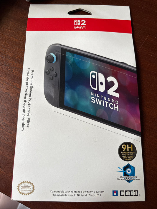 Hori Premium Screen Protective Filter for Nintendo Switch 2: Accessories for Console