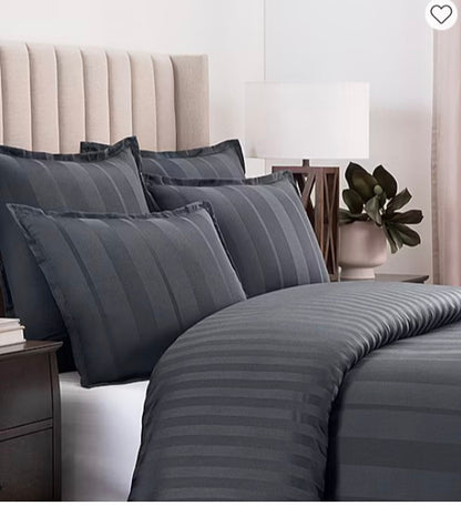 Fieldcrest Heritage Classic Stripe 3pc. 400tc Cotton Comforter Set king