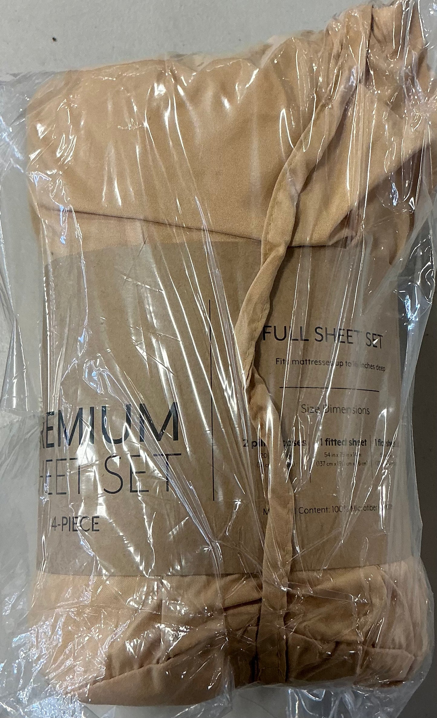 Premium sheet set 4 pieces Full-Gold