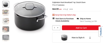 Calphalon Hard Anodized 7-qt. Dutch Oven