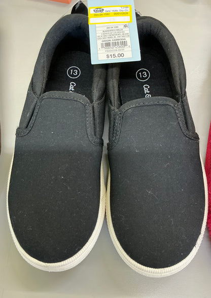 Black Cat & Jack Hollis slip-on sneakers for kids size 13