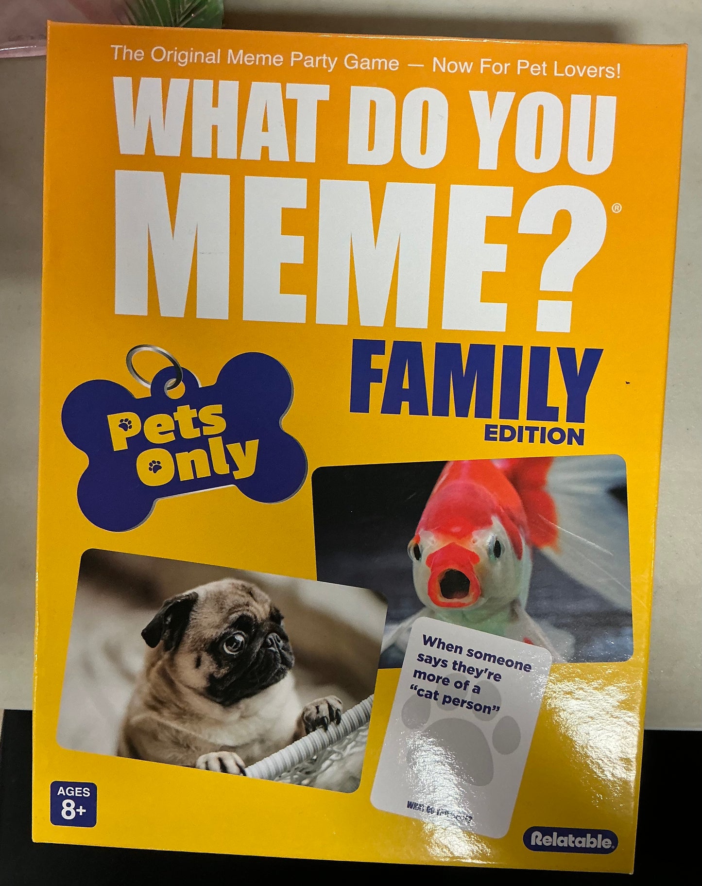 What do you meme? Family edition pets only