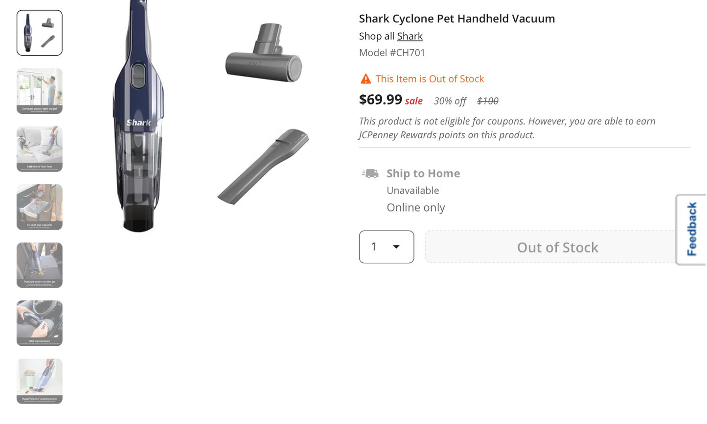 Shark Cyclone Handheld Vacuum