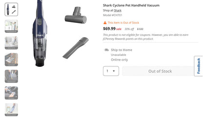 Shark Cyclone Handheld Vacuum