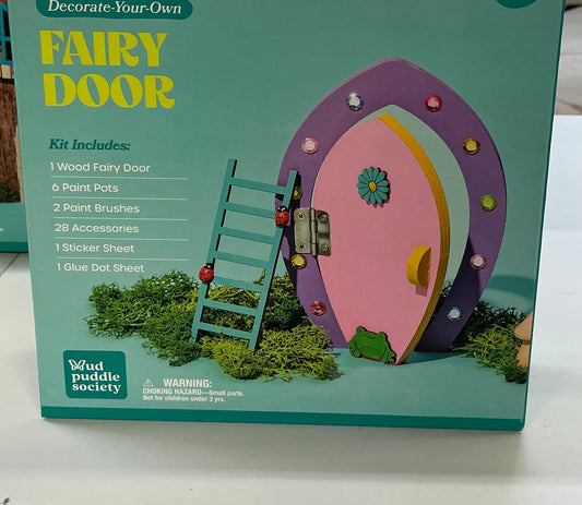 Mud puddle society wood fairy door kit