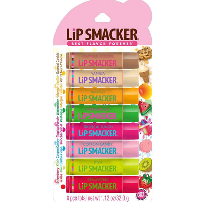 Lip Smacker Original & Best 8 Moisturizing Lip Balms party pack