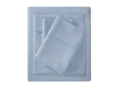 Madison Park 1500 Thread Count Cotton Blend Queen Sheet Set blue