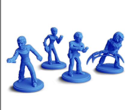 Gale Force Nine Star Trek Away Missions Core Set, featuring miniatures from the Federation and Borg factions