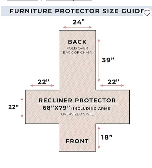 Linery Patchwork Recliner Protector 79 in x 68 in