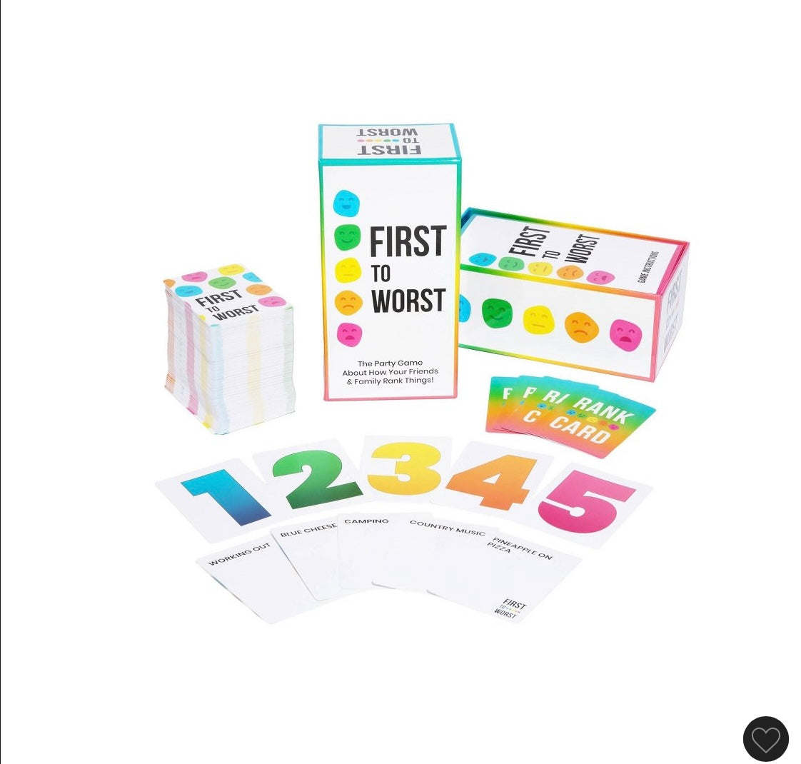 Dyce games first to worst party game