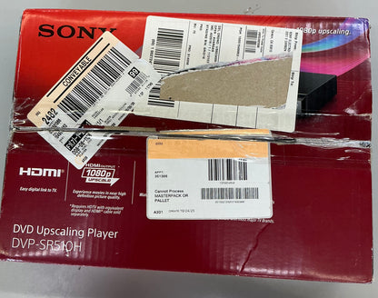 Sony 1080p upscaling DVD player - open box - product is new