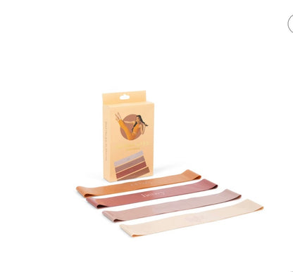 Blogilates Loop Bands - 4pk: Latex Resistance for Legs & Arms - Damaged Box (see pictures)