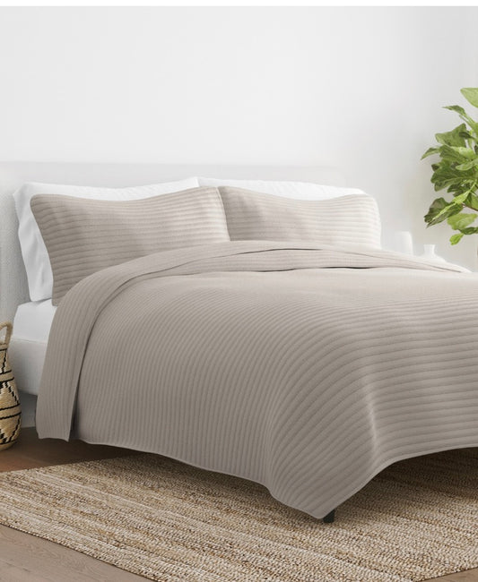 Premium super soft quilt set 3pcs size Cal/king