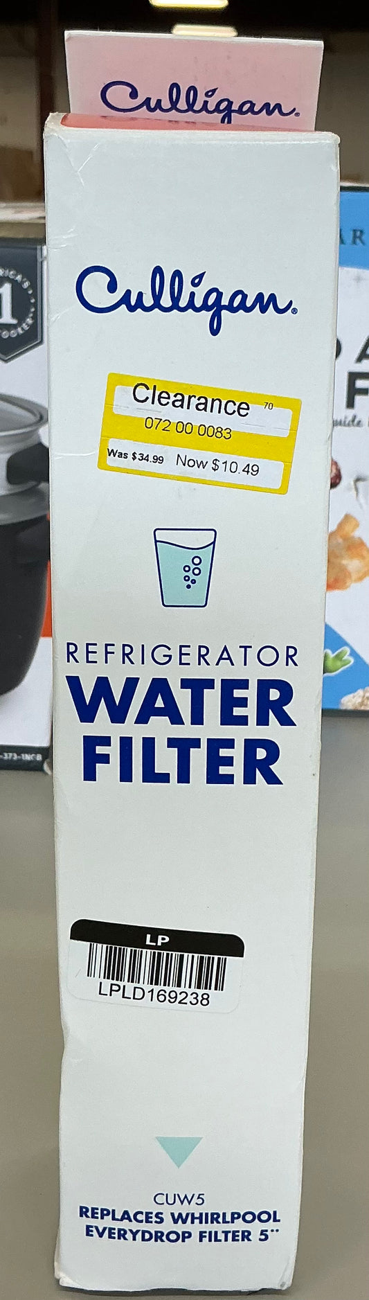 Culligan CUW5 replacement whirlpool (EDR5RXD1) refrigerator water filter 5