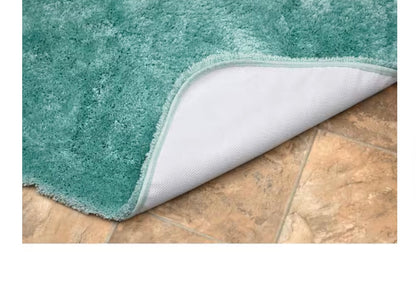 Finest Luxury Sea 2-Piece Washable Bathroom Rug Set comes with a 21 in. x 59 in. And 20 in. x 32 in. Bath mat