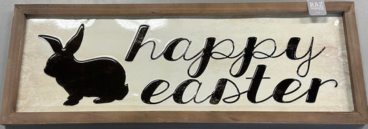 24 inches happy Easter framed sign