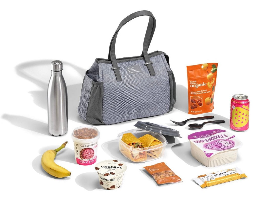 Fit & Fresh Copley Lunch Kit - Gray Tweed