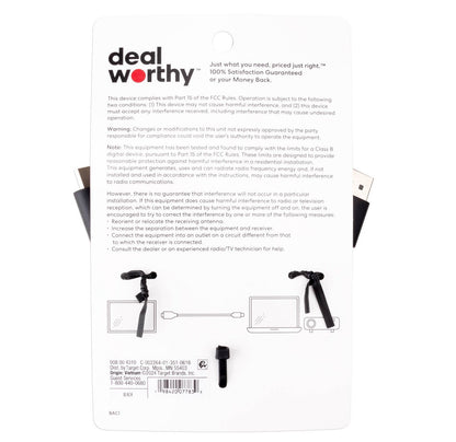 6-foot DisplayPort to HDMI cable from the brand dealworthy