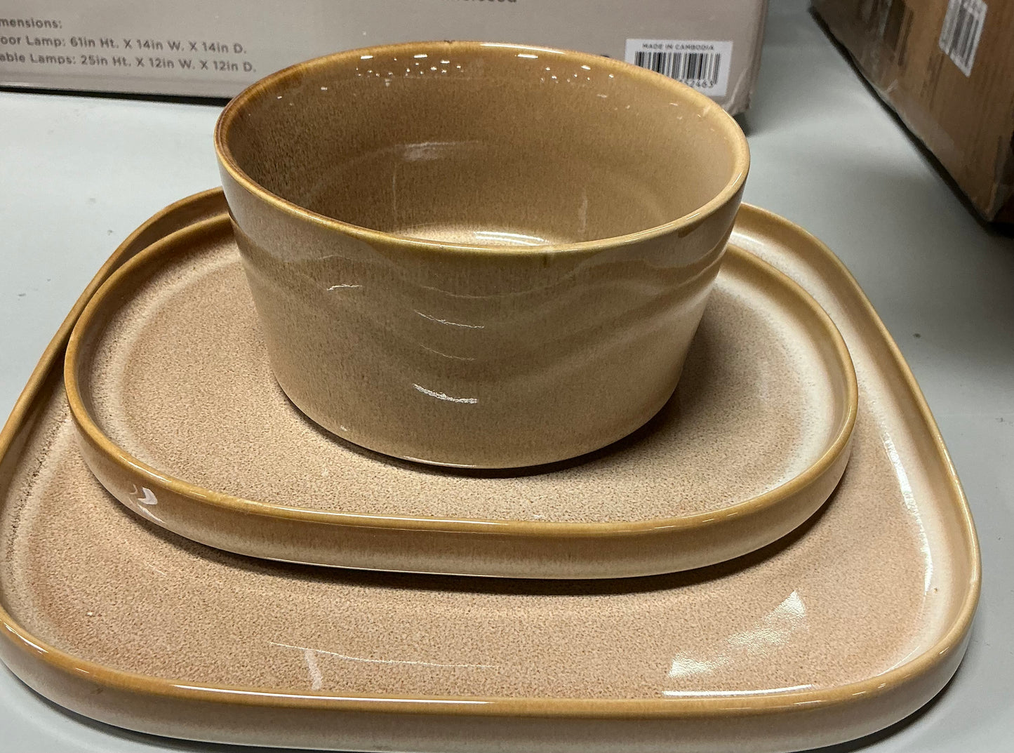 Stone + Lain Cairo 12-pc. Stoneware Dinnerware Set