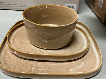 Stone + Lain Cairo 12-pc. Stoneware Dinnerware Set