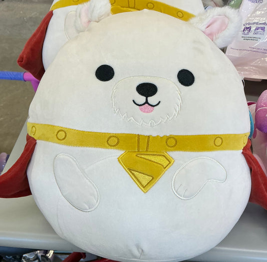 DC comics Krypto 12” Squishmallow plush: polyester stuffed animal dog