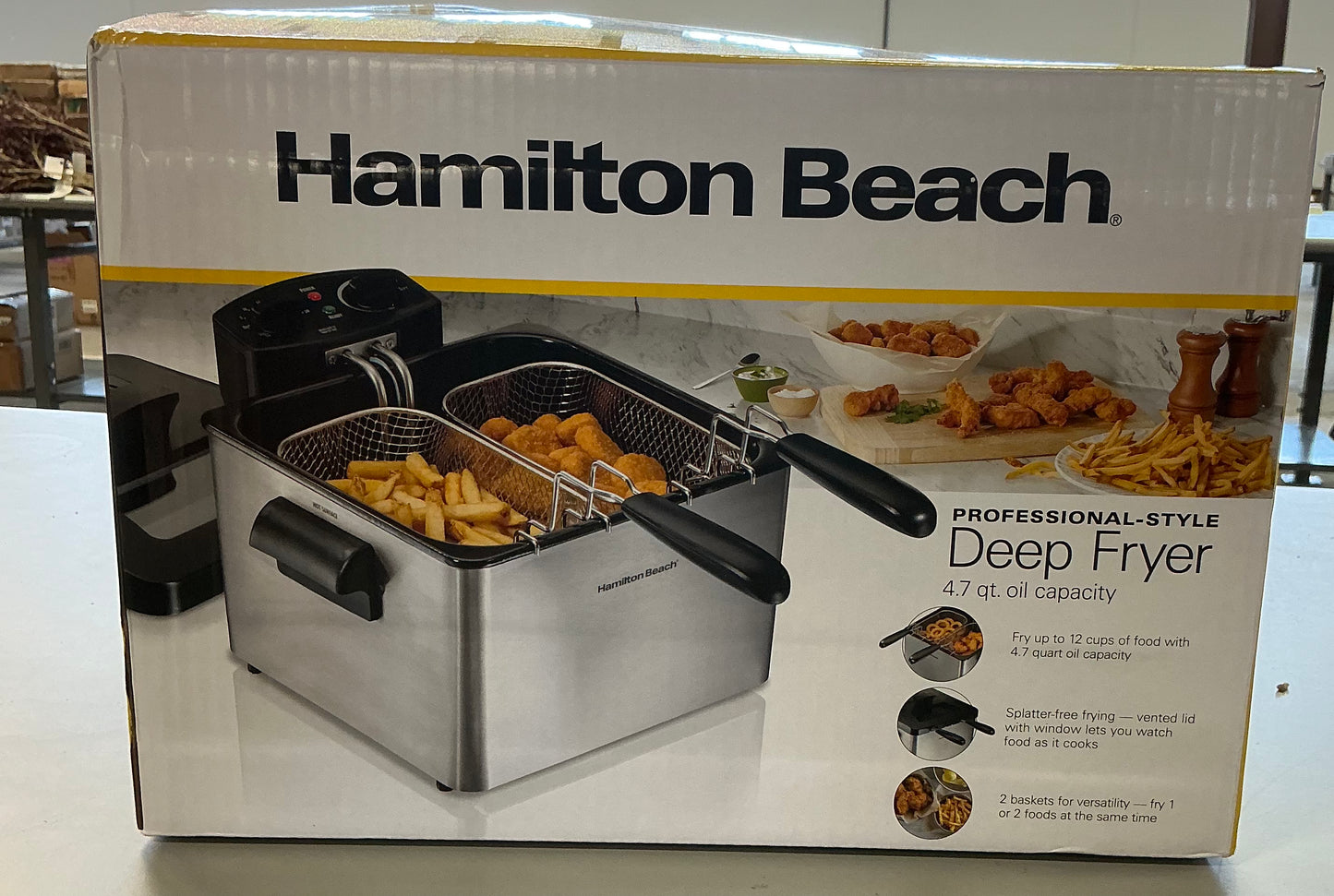 Hamilton Beach® Professional-Style Deep Fryer with 2 Baskets