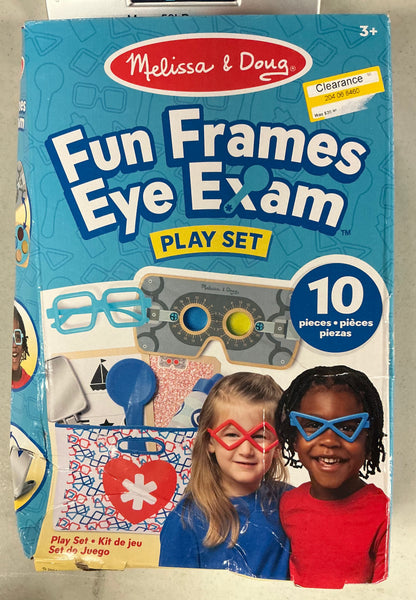Melissa & Doug fun frames eye exam play set - DAMAGED BOX