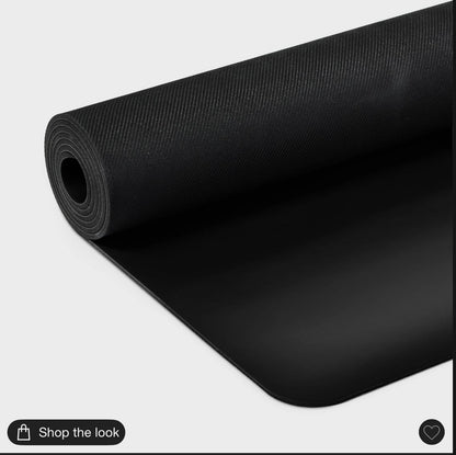 THRIFTY 70 - Yoga mat rubber gray (5mm) - AS IS - USED - FINAL SALE - NO RETURNS