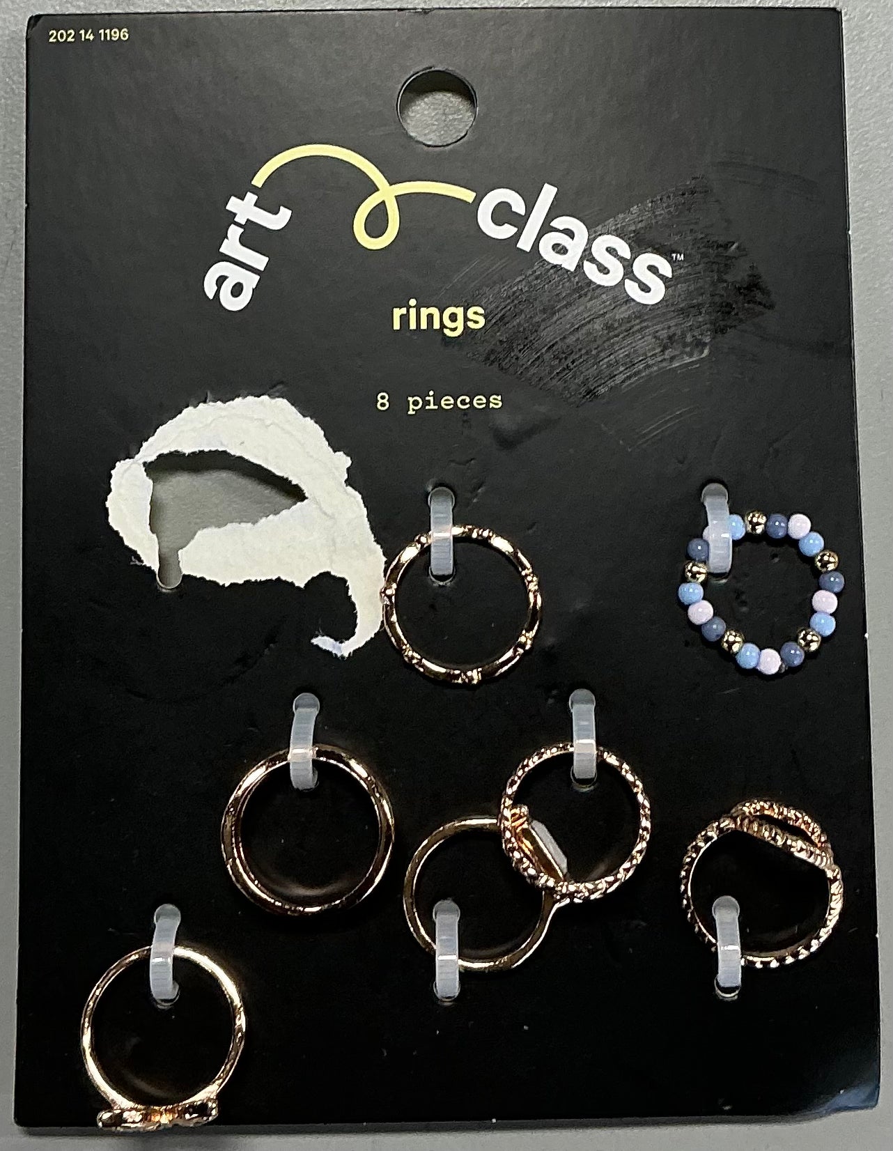 Rings in assorted gold-tone and beaded styles-As Is