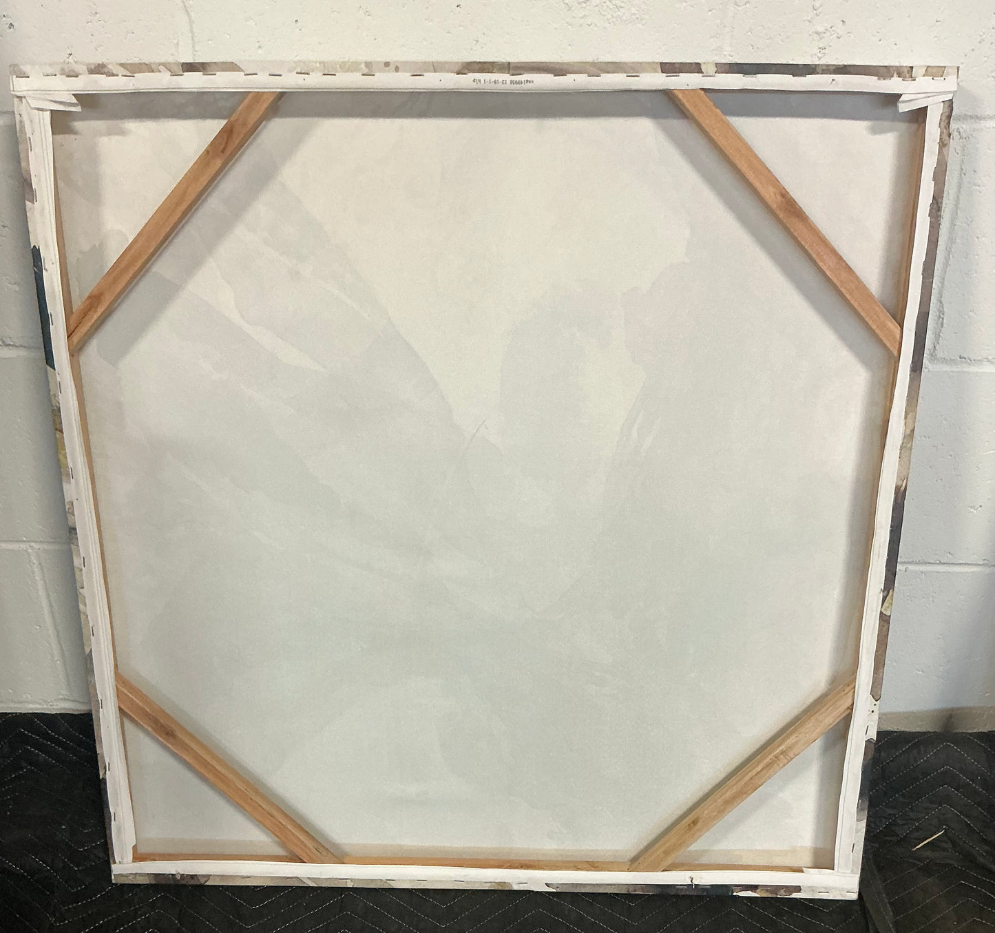 Golden blush abstract wall art - PICK UP ONLY