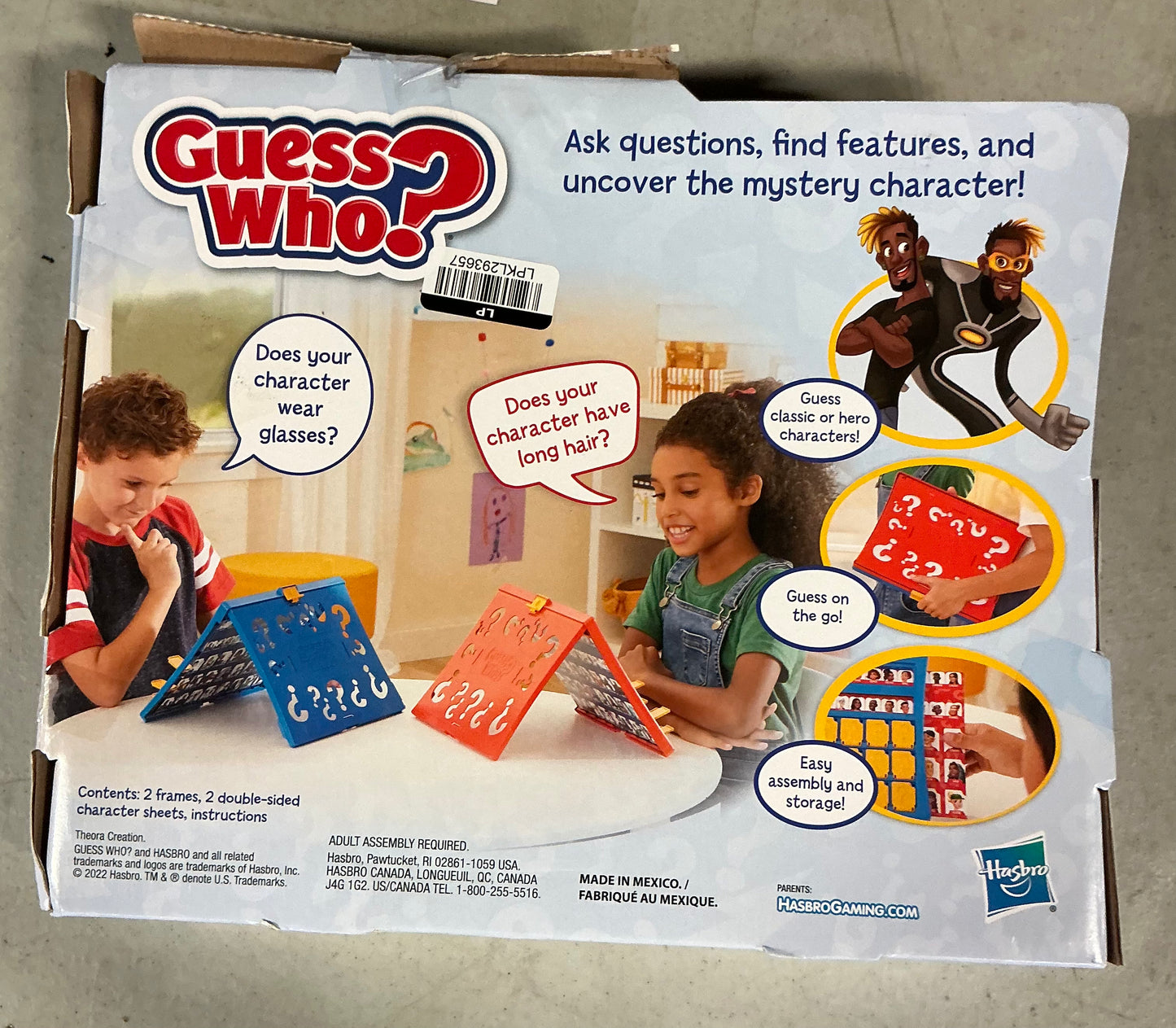 Guess Who? The original guessing game - OPEN BOX