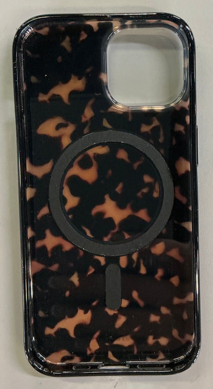 Kate Spade New York Apple iPhone 17e/16e/15/14/13 protective case with MagSafe - Transparent Tortoise