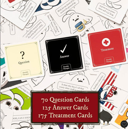 Exploding kittens horrible therapist card game