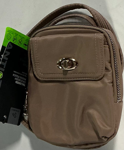 Travelon tailored  crossbody phone pouch
