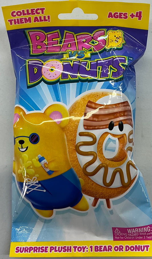 Cepia Bears vs Donuts blind pack surprise bean filled plush toy-4 inches