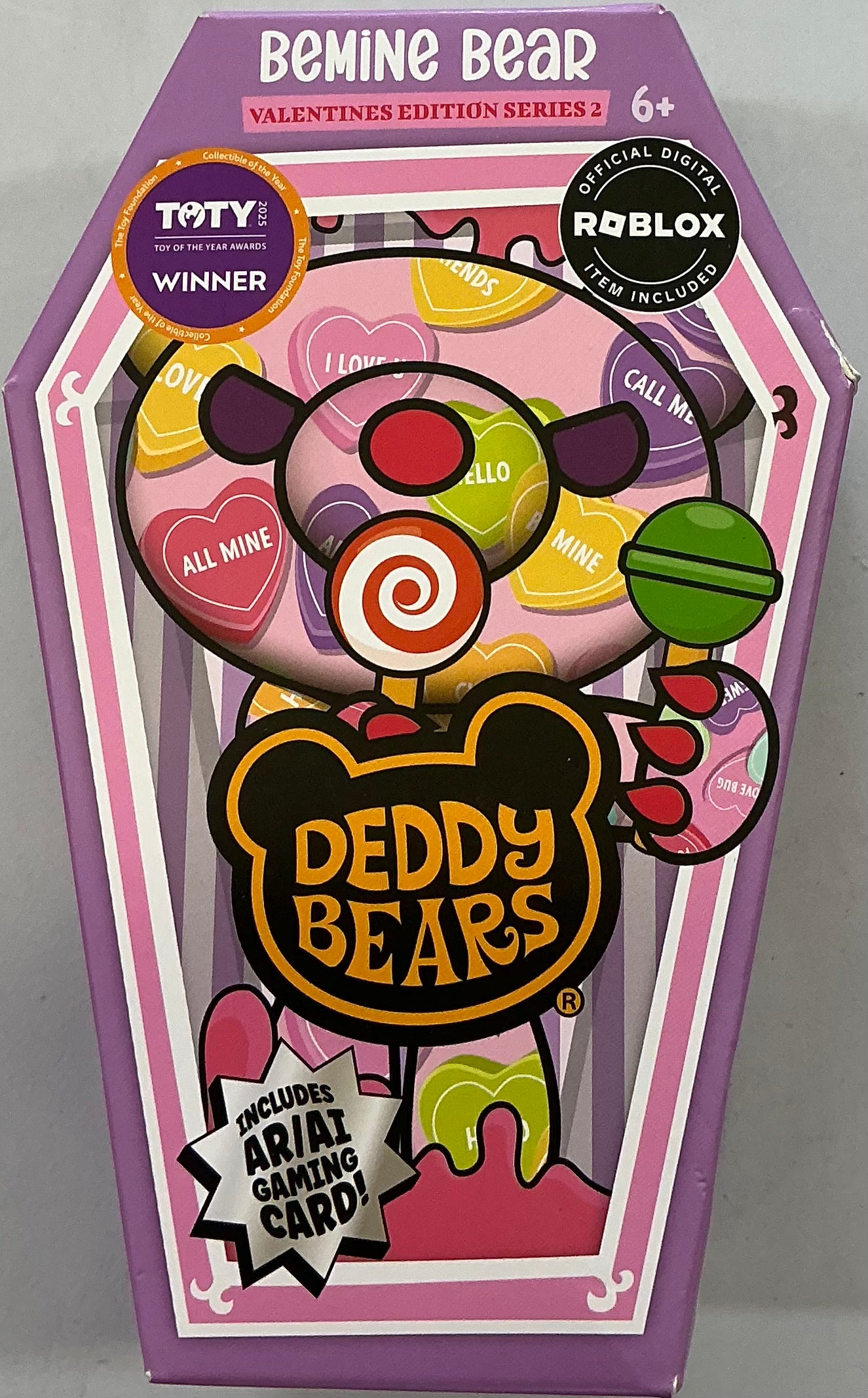 Deddy bears coffin valentines edition 5 inch mini plush-series 2