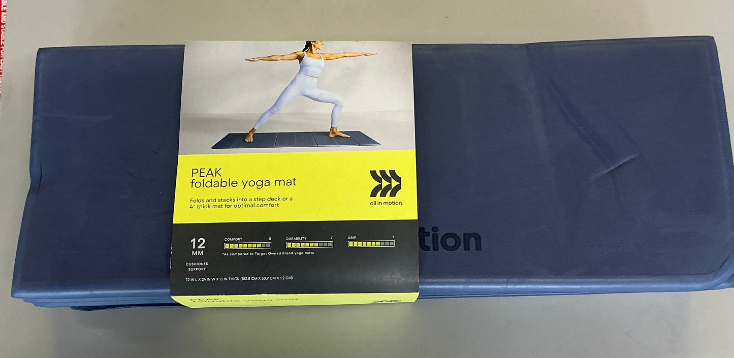 TPE 25.4mm foldable yoga mat - SOME MINOR COSMETIC FLAWS