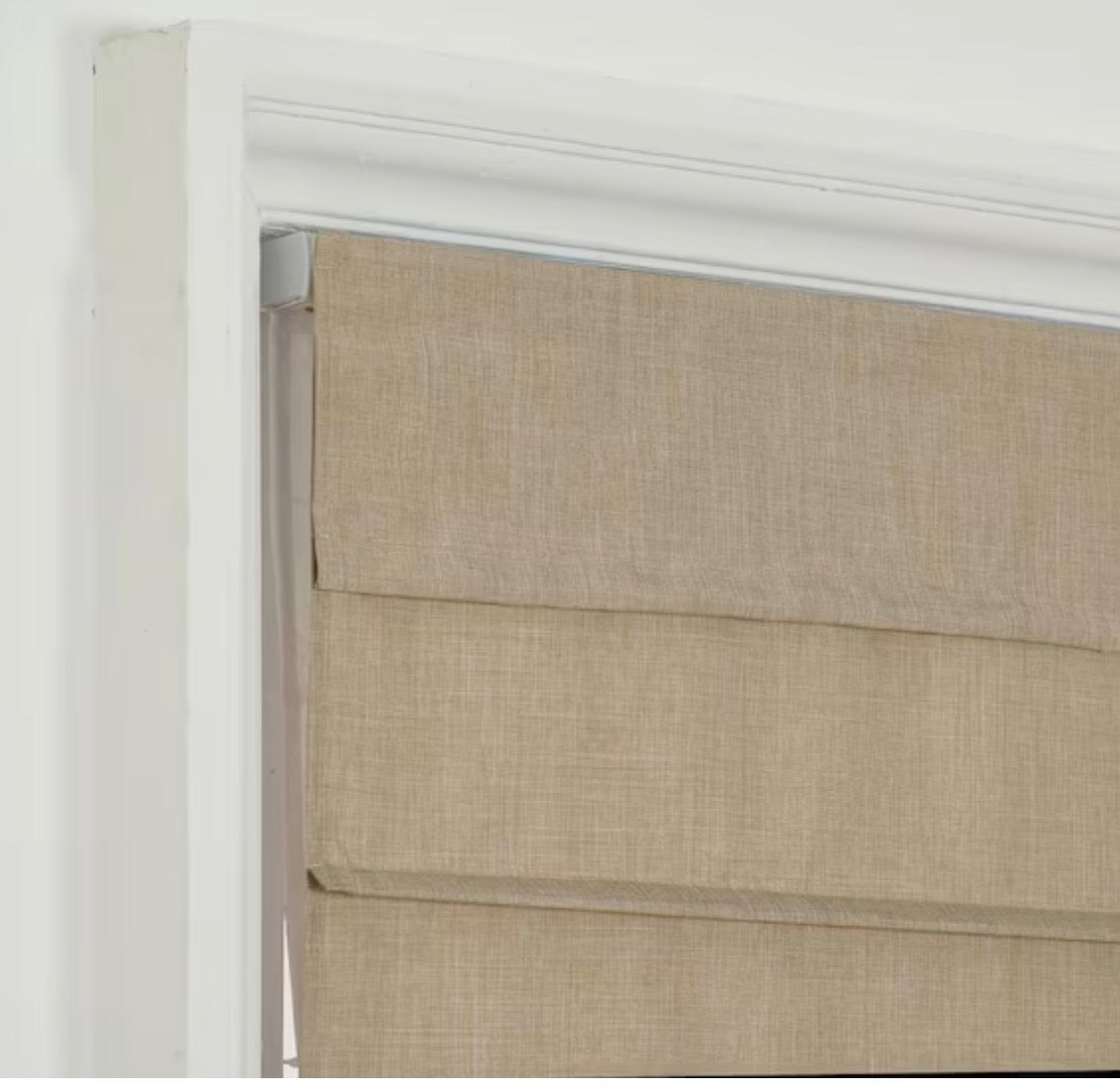 Cordless Blackout Fabric Roman Shade 30 X 64 Linen(clearance)