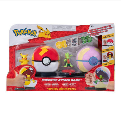 Pokémon Pikachu with Fast Ball vs
Treecko with Heal Ball Surprise Attack
Game