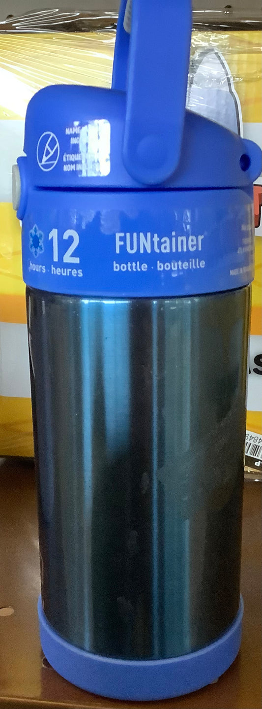 Water Bottle with Straw | Kids 12oz Stainless Steel Water Bottle