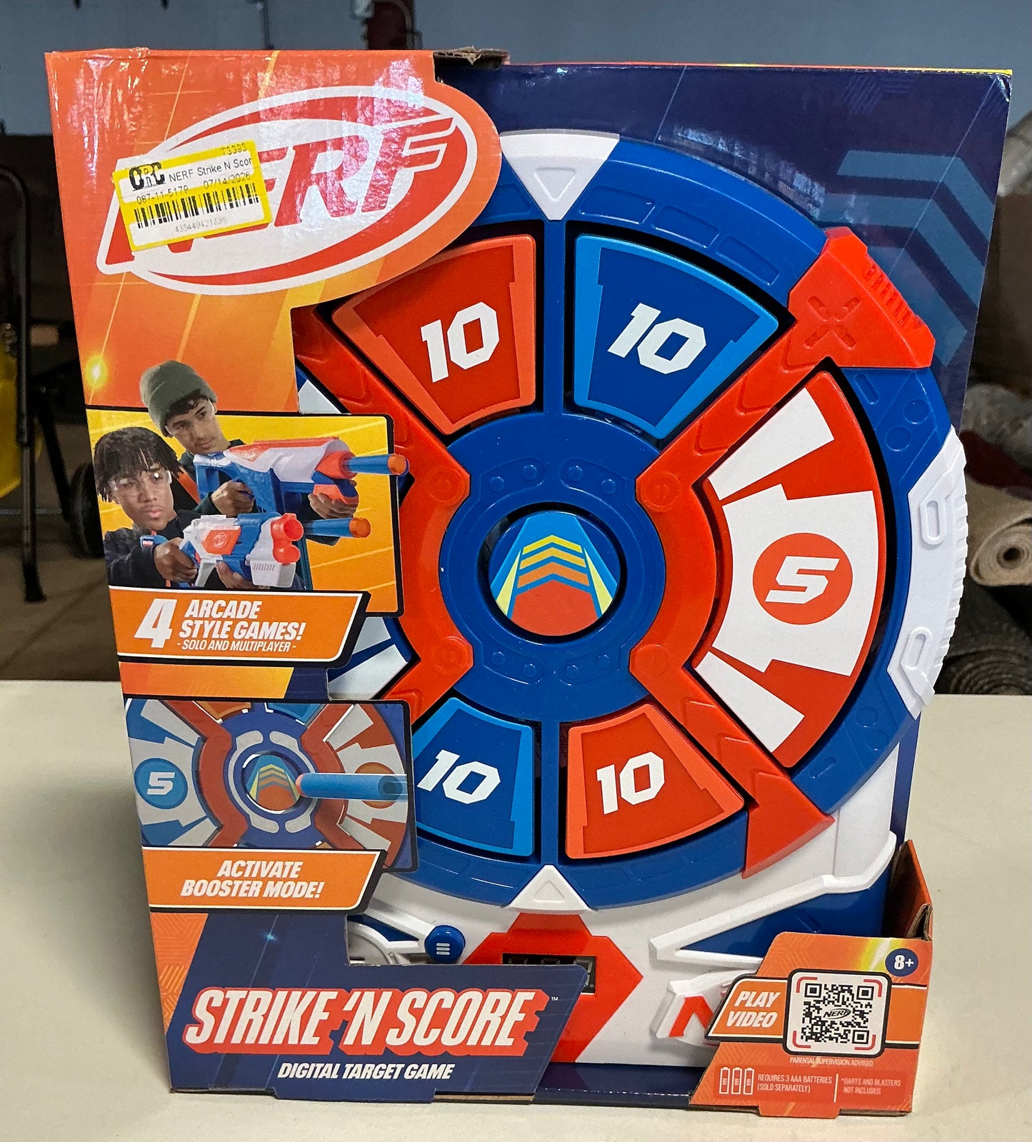 Nerf strike’n score digital target game