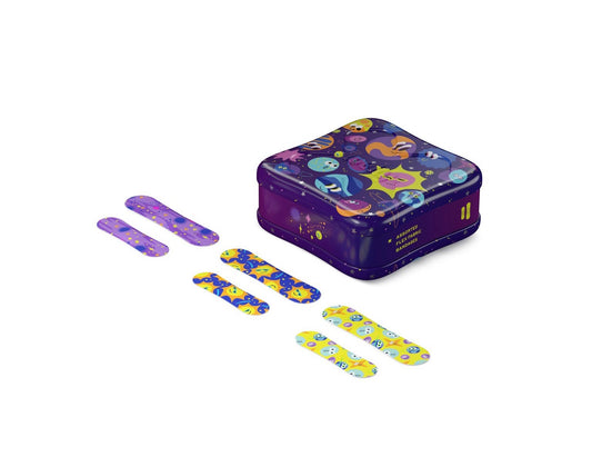 Welly Planet Pals Flex Fabric Bandages set with assorted space patterns 48 count