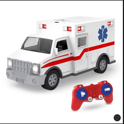 DRIVEN by Battat RC midrange ambulance: remote control vehicle