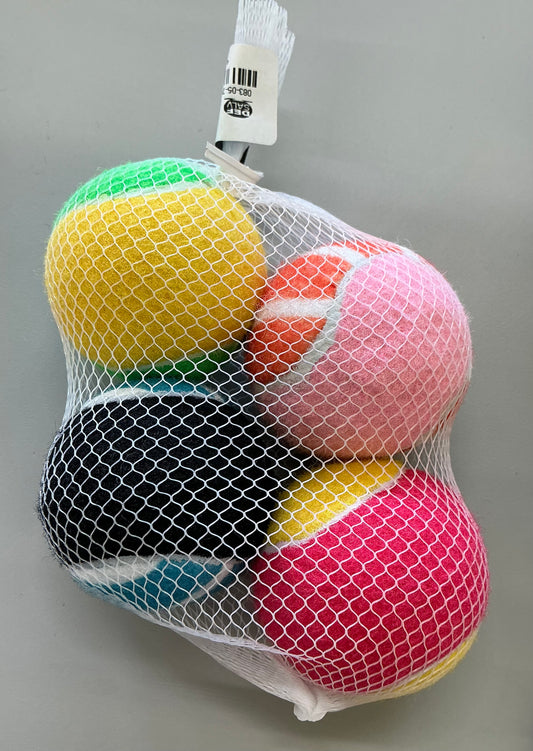 Boots & Barkley dog tennis ball toys available in a 4-pack