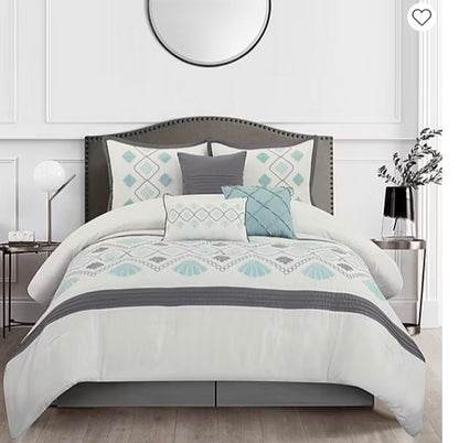 Stratford Park Kristal 7-pc. Midweight Comforter Set king