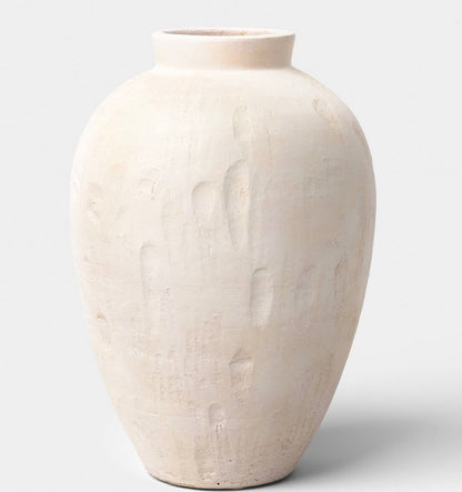 XL rustic ceramic vase - AS IS - COSMETIC FLAWS - PICK UP ONLY