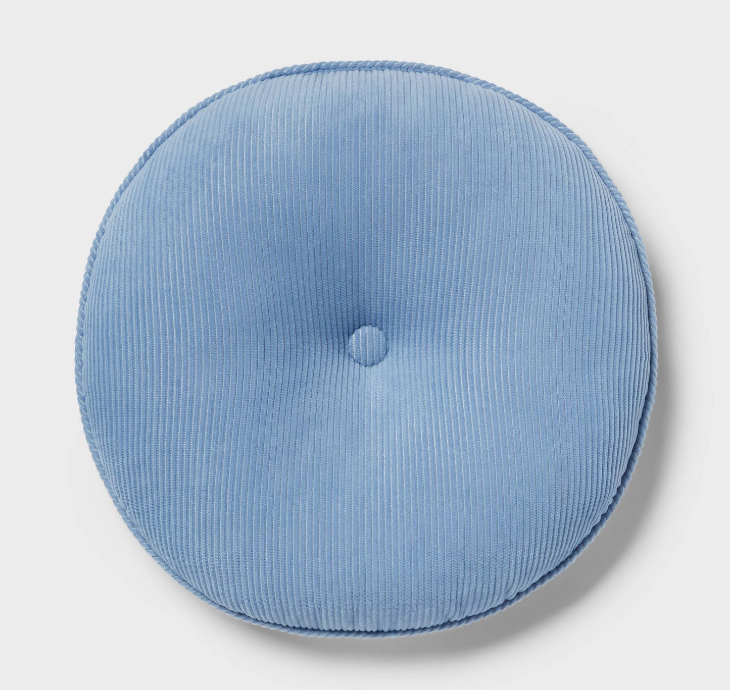 Round Decorative Pillow-Blue