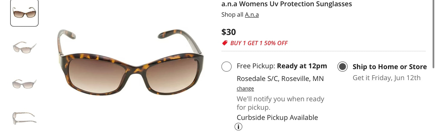 a.n.a women’s uv protection sunglasses